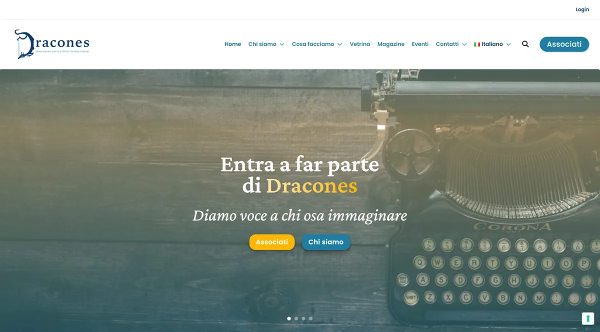 Sito dell'Associazione Dracones
